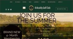 Desktop Screenshot of kirkcaldygolfclub.co.uk
